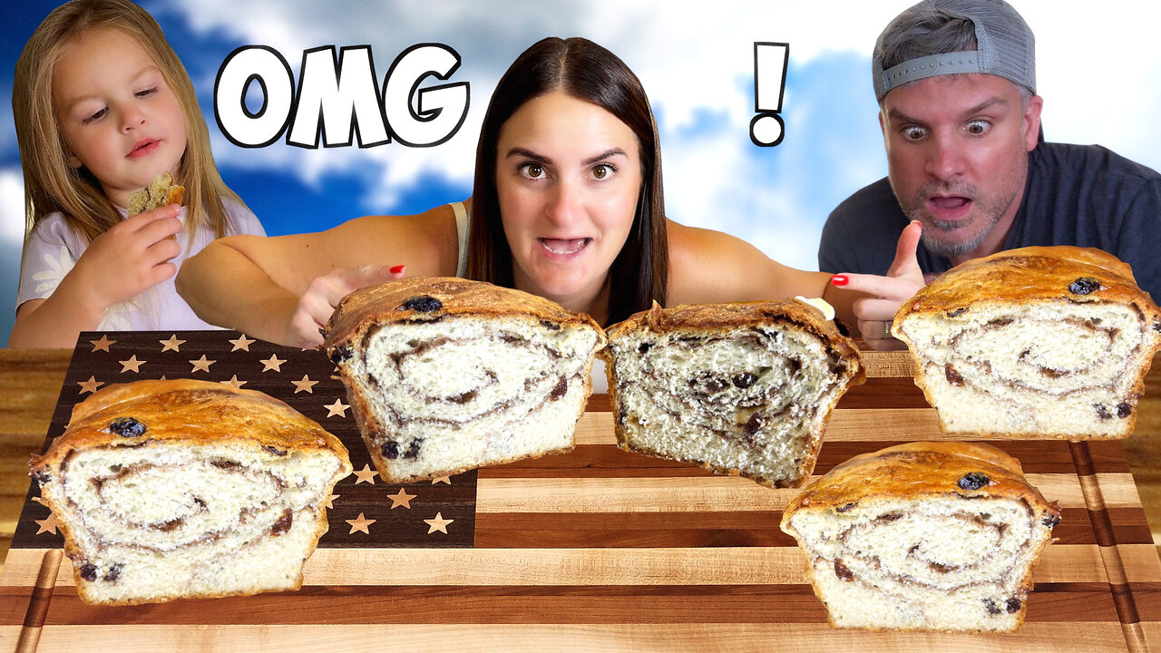 Brits Try To Make Cinnamon Raisin Bread from scratch !