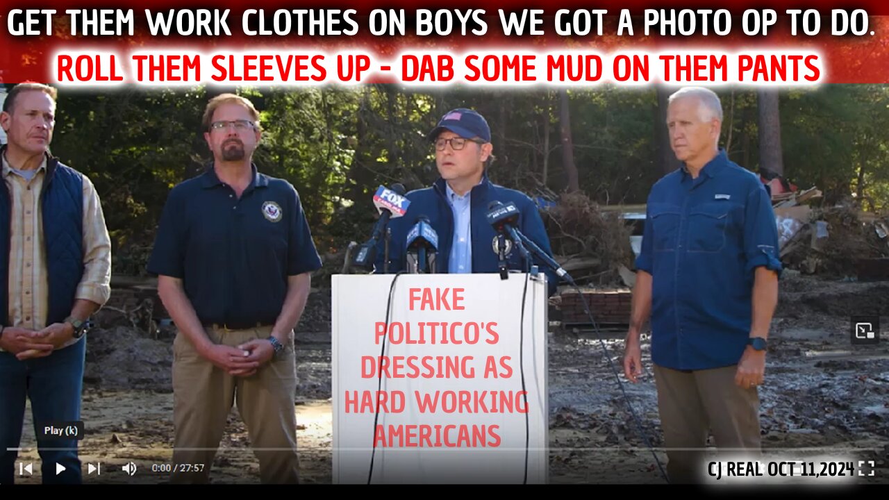 DISGUSTING FAKE POLITICO'S POSING AS HARD WORKING MOUNTAIN PEOPLE