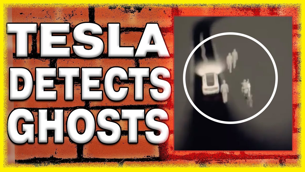 SCARY!!! Tesla Car DETECTS Ghosts/Demons in a Graveyard at Night