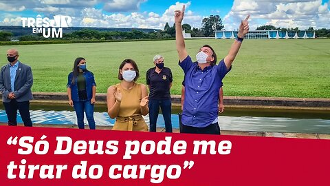 Em seu aniversário, Bolsonaro discursa contra medidas de restrição