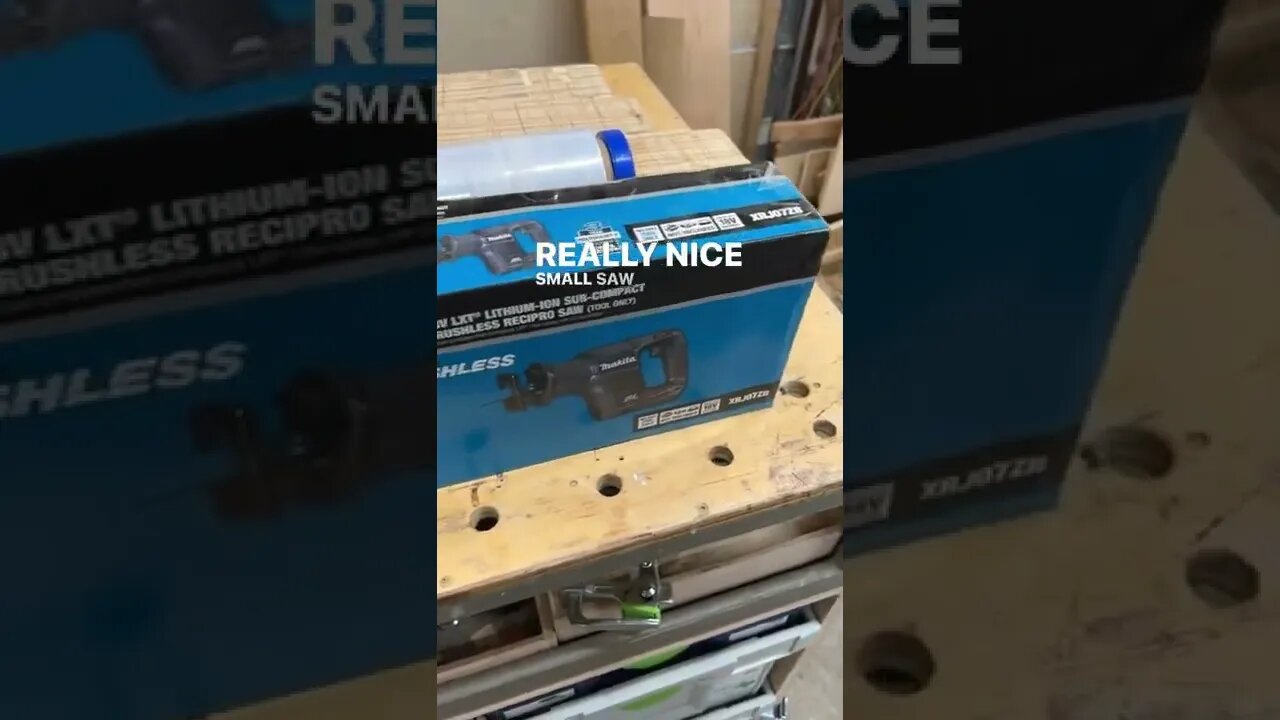 My new Makita 18v subcompact reciprocating saw