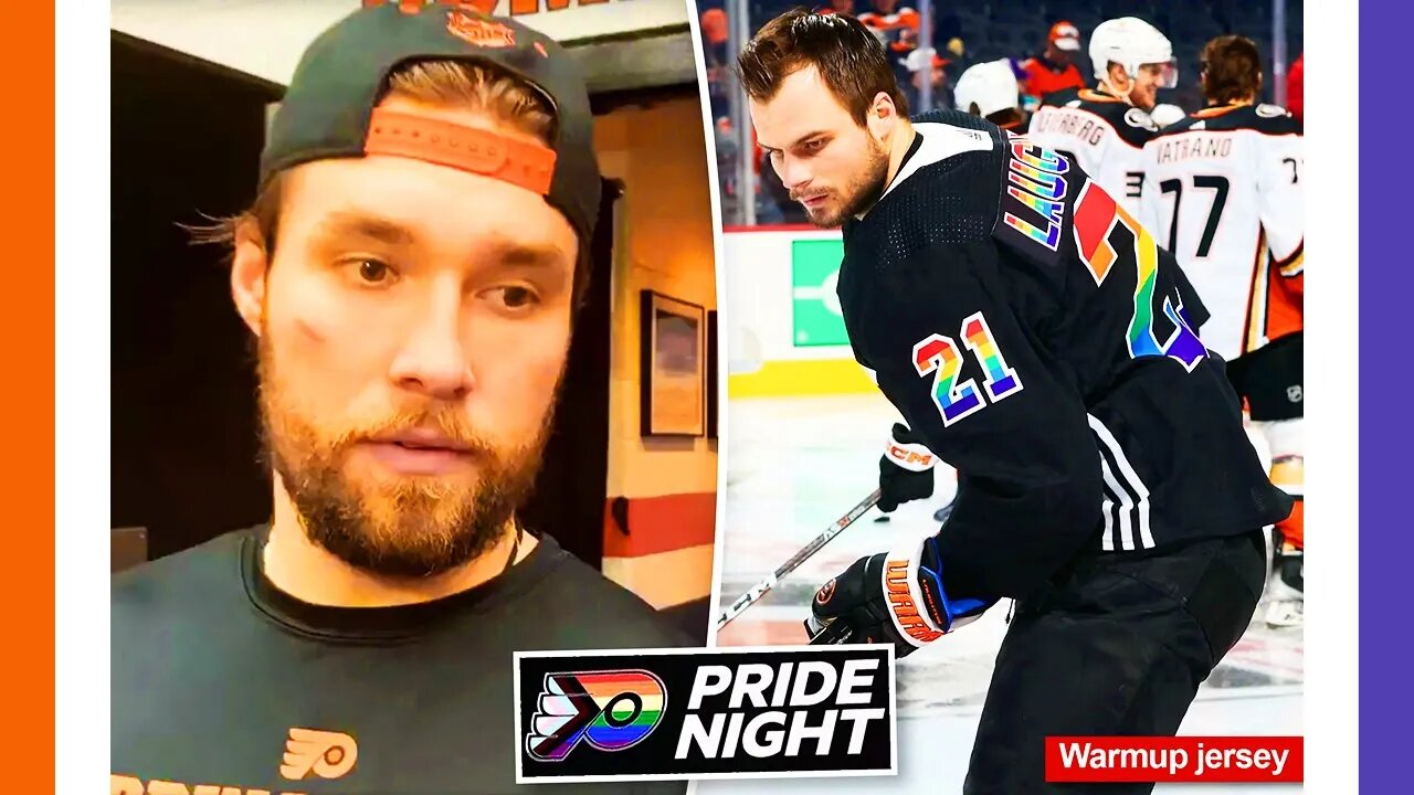 NHL Player Refuses Pride Night Jersey 🟠⚪🟣 NPC Politics