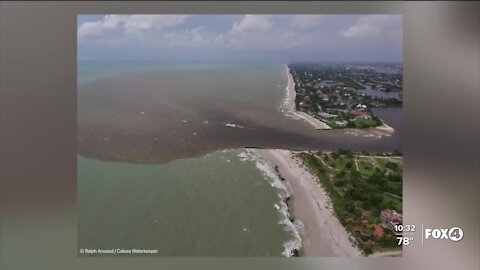 Calusa Waterkeeper concerned about impact of large storm plume seen in Naples Bay