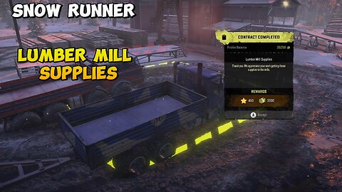 Snow Runner Lumber Mill Supplies