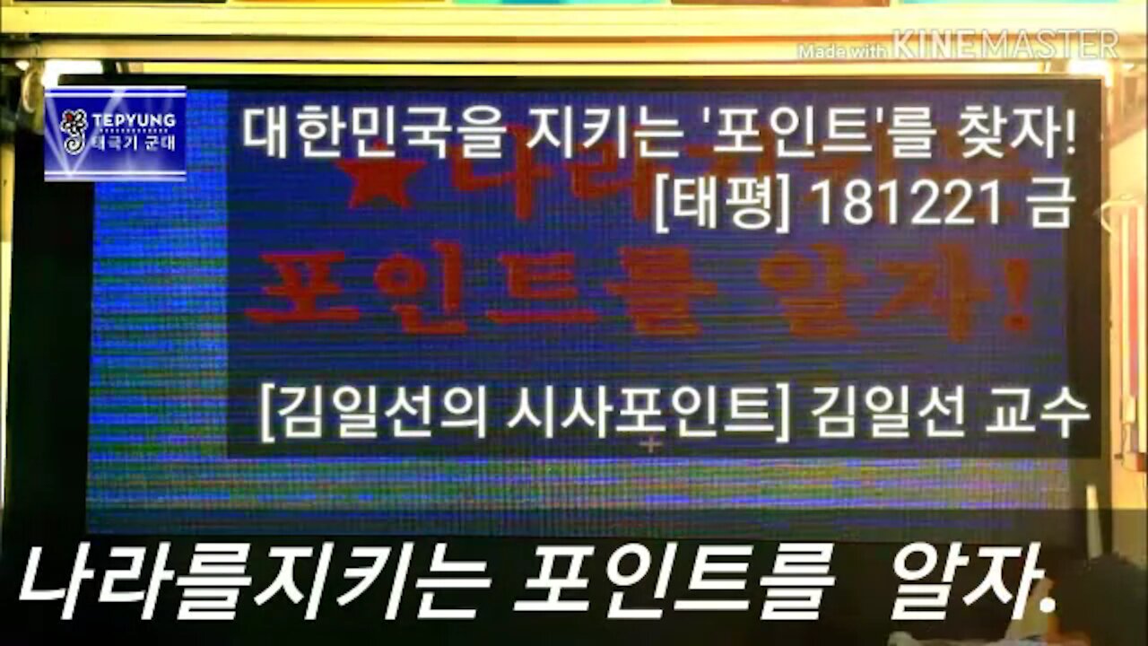 ★[포인트 1~11] 대한민국을 지키는 '포인트'를 찾자! [태평] 181229 토 [태평 태투 힘찬! 구호][김일선의 시사포인트] 조숙미 구호팀장+백남길 선생