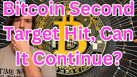 Bitcoin Second Target Hit, Can It Continue? E 523 #crypto #grt #xrp #algo #ankr #btc 