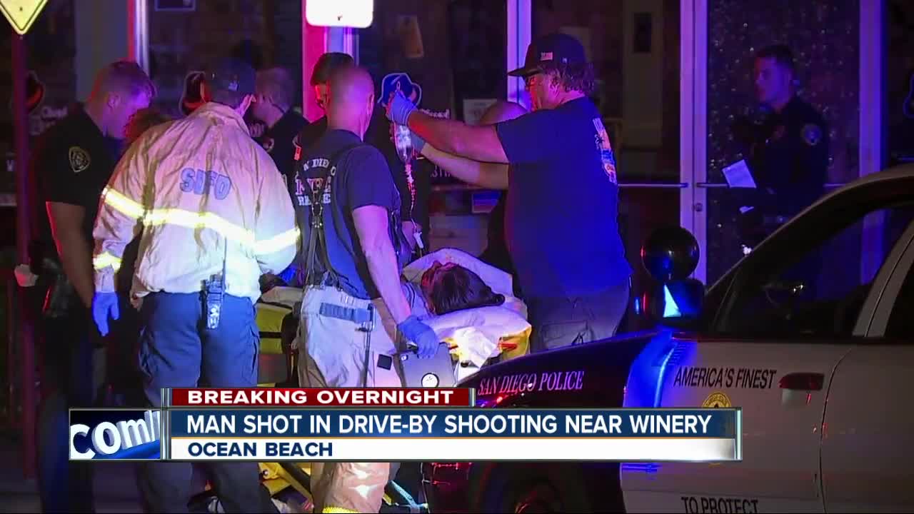 Fight leads to drive-by shooting in Ocean Beach