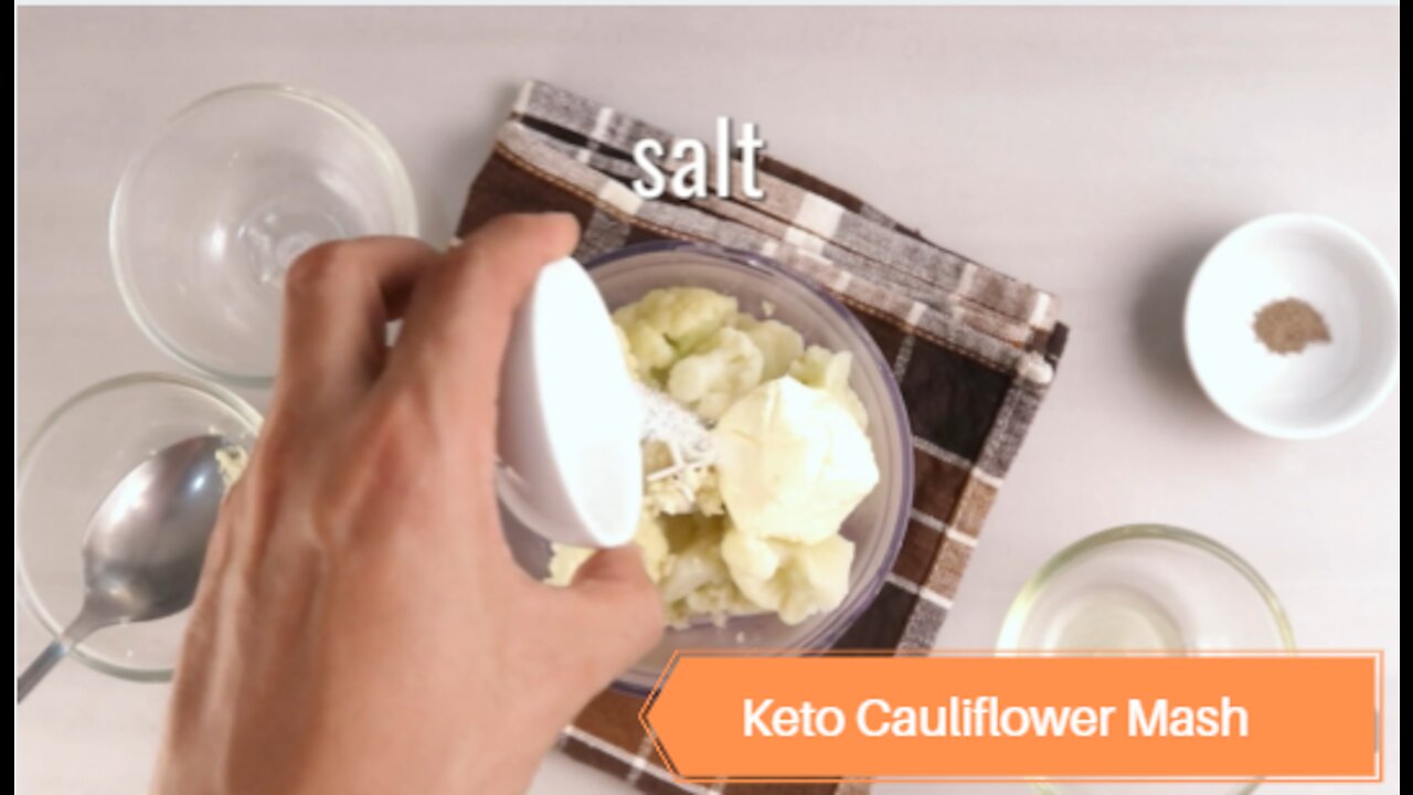 Keto Recipe Cauliflower Mash #Recipes #Keto