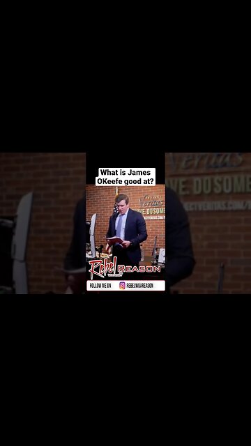 What is James OKeefe good at?