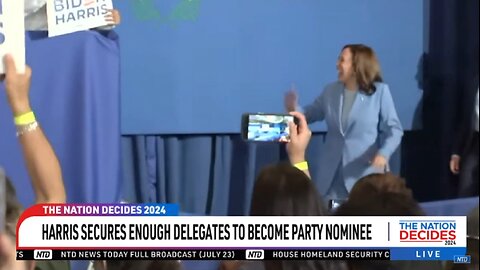Harris secures enough delegates to become Party Nominee