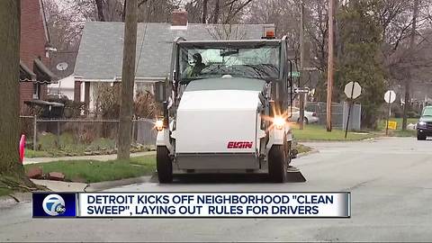 Detroit kicks off neighborhood 'clean sweep,' laying out rules for drivers