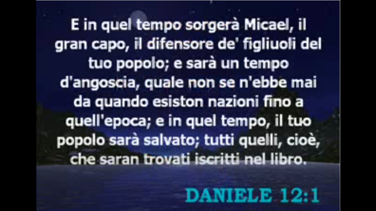 Daniele cap12 In quel tempo sorgerà Michele, il grande capo(cioè l'arcangelo capo degli angeli),il tuo popolo sarà salvato(chi ha creduto in Gesù ovviamente); cioè, tutti quelli che saranno trovati iscritti nel libro(di Gesù)...gli altri no