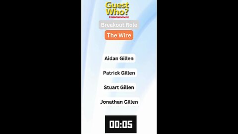 Guest This Actor #208 Like A Quick Quiz? | The Wire