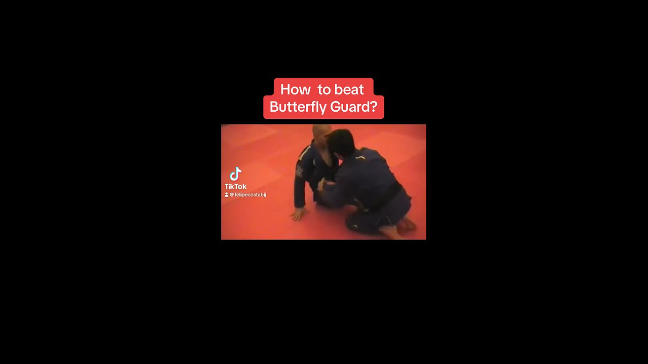 How to pass a butterfly guard?