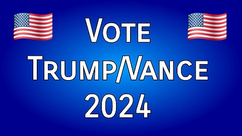 I'm Voting for Donald Trump & JD Vance in 2024