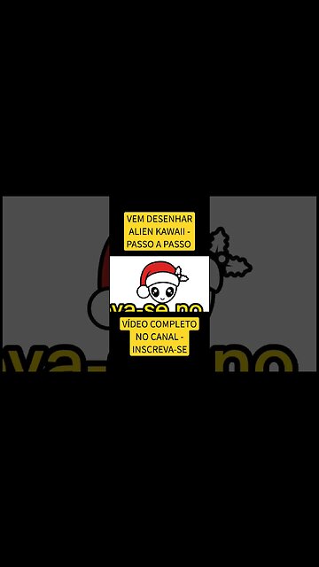 COMO DESENHAR ALIEN KAWAII - FÁCIL #desenho #desenholivre #shorts #desenhofacil #desenhofofo