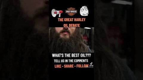 🤔The Great Harley Oil Debate! #shorts