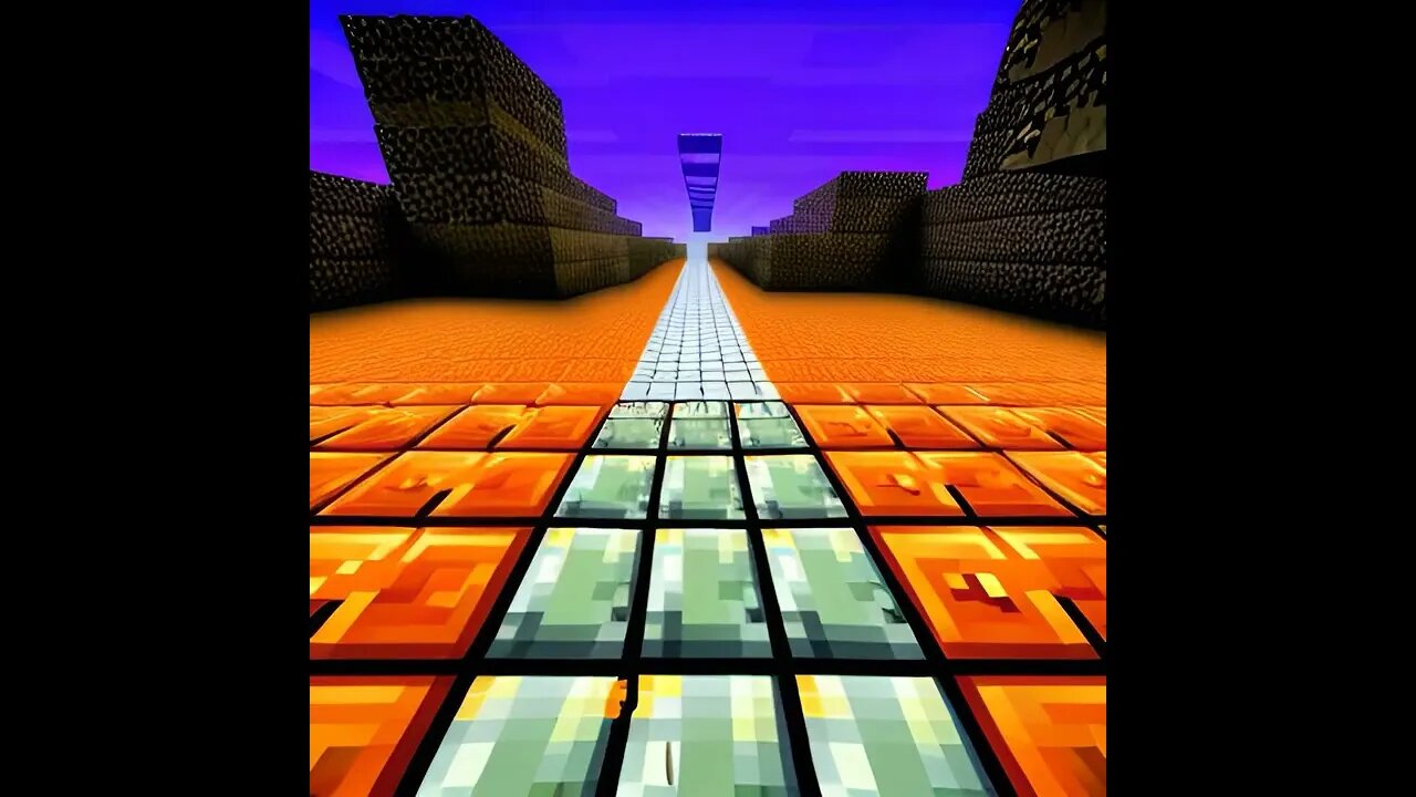 TNT run in Minecraft #wonderapp #minecraft #tntrun