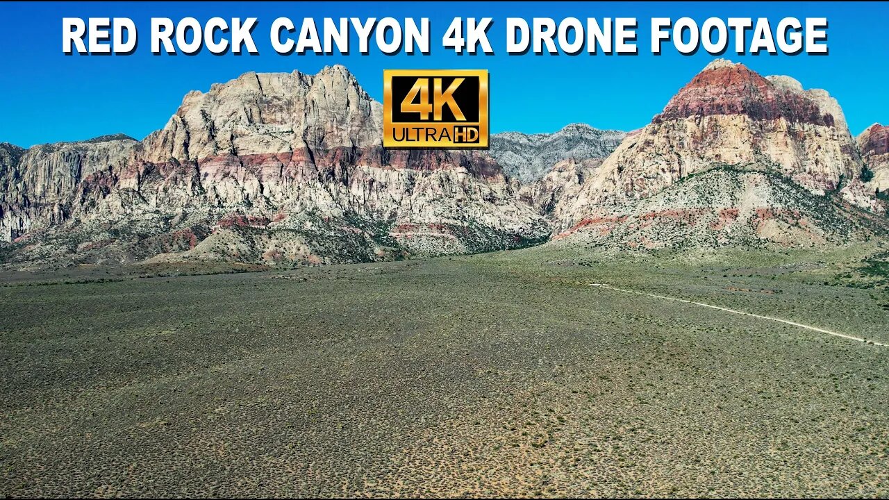 Red Rock Canyon 4K Drone Footage