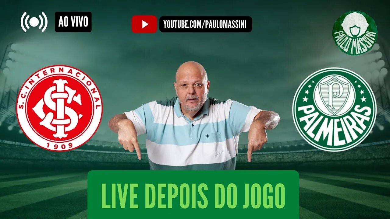 PÓS-JOGO INTERNACIONAL X PALMEIRAS AO VIVO. COLETIVA ABEL FERREIRA.