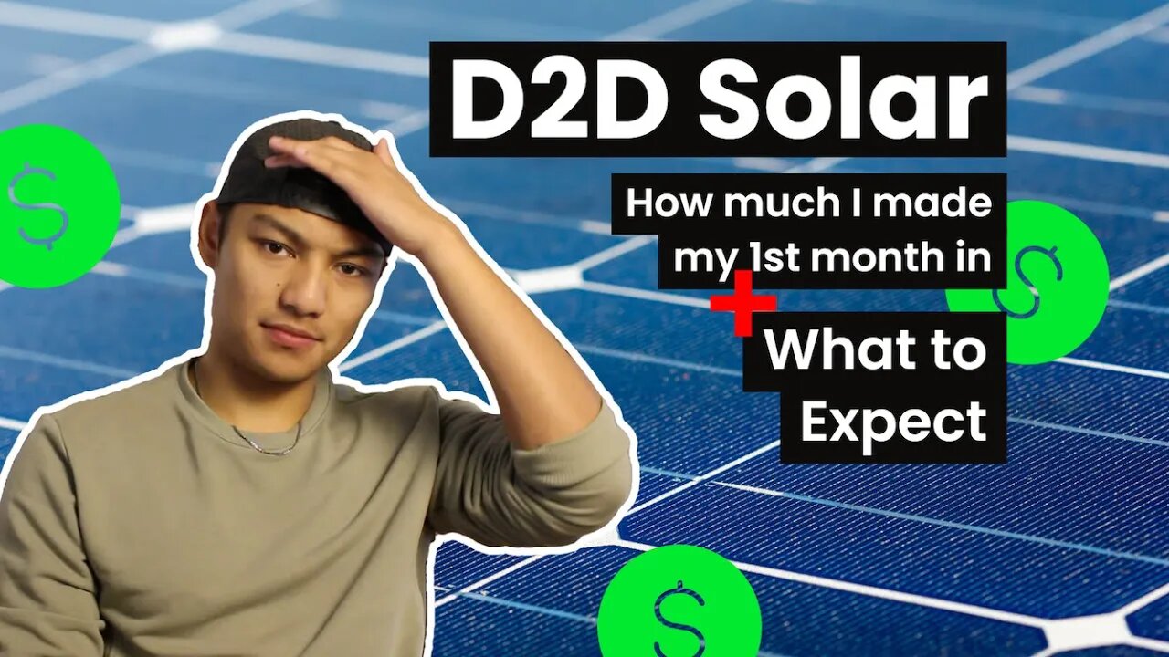 How Much I Made After 1 Month in Door to Door Solar (Exactly What to Expect!)