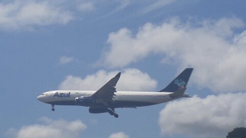 Airbus A330 PR-AIW na final antes de pousar em Manaus vindo de Campinas 22022021