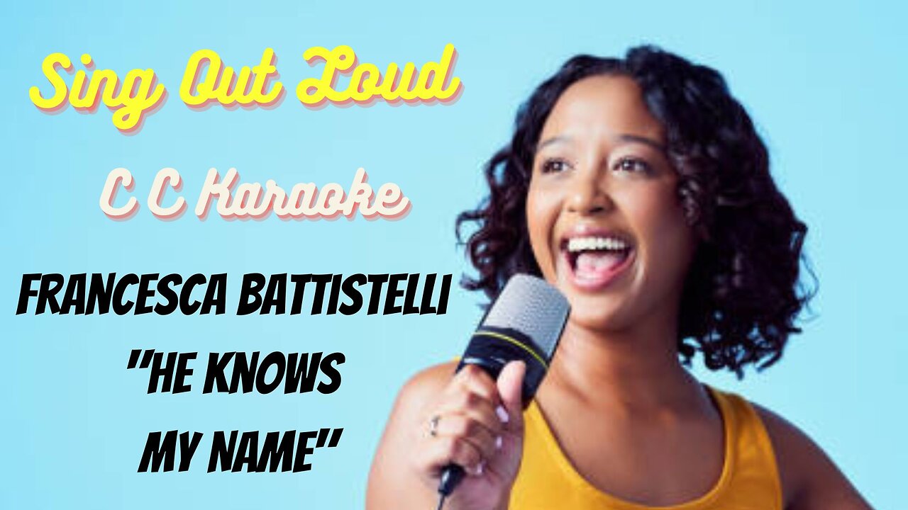 Francesca Battistelli "He Knows My Name" (BackDrop Christian Karaoke)