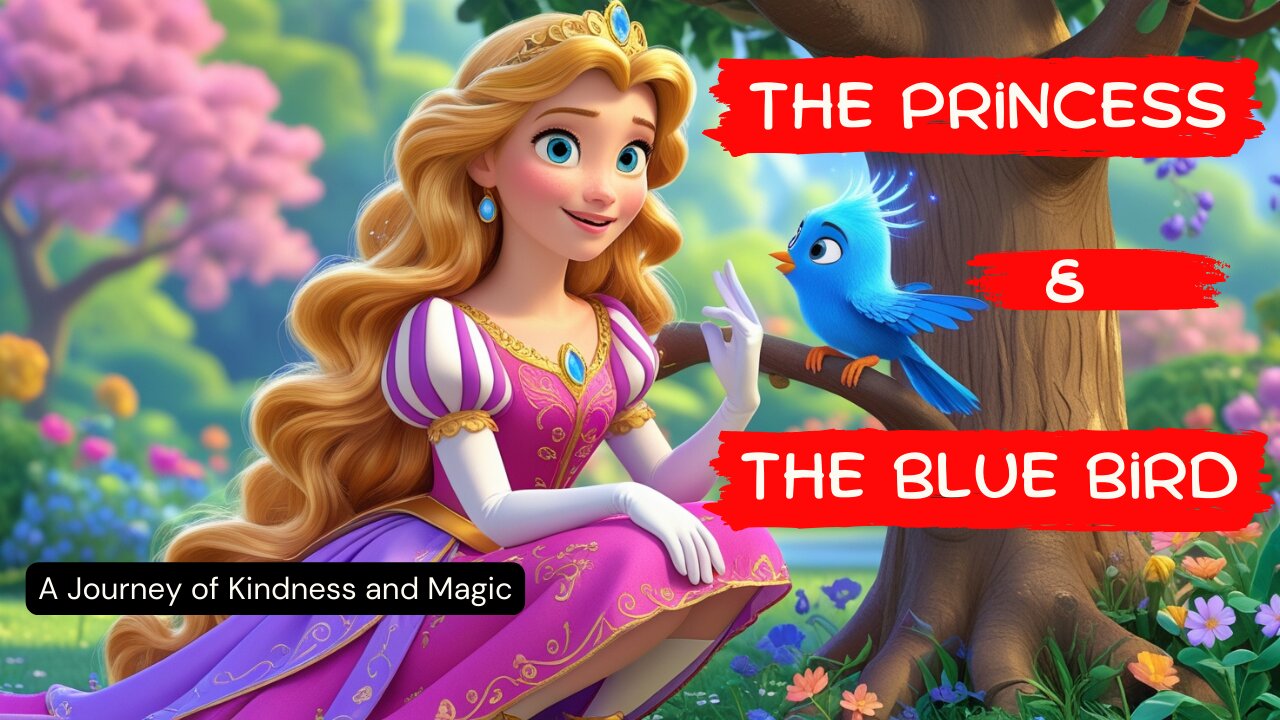 "The Princess and the Blue Bird: A Journey of Kindness and Magic