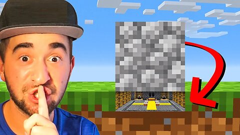 Trolling With a TINY Base In Minecraft!