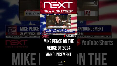 Mike Pence On The Verge Of 2024 Announcement #shorts
