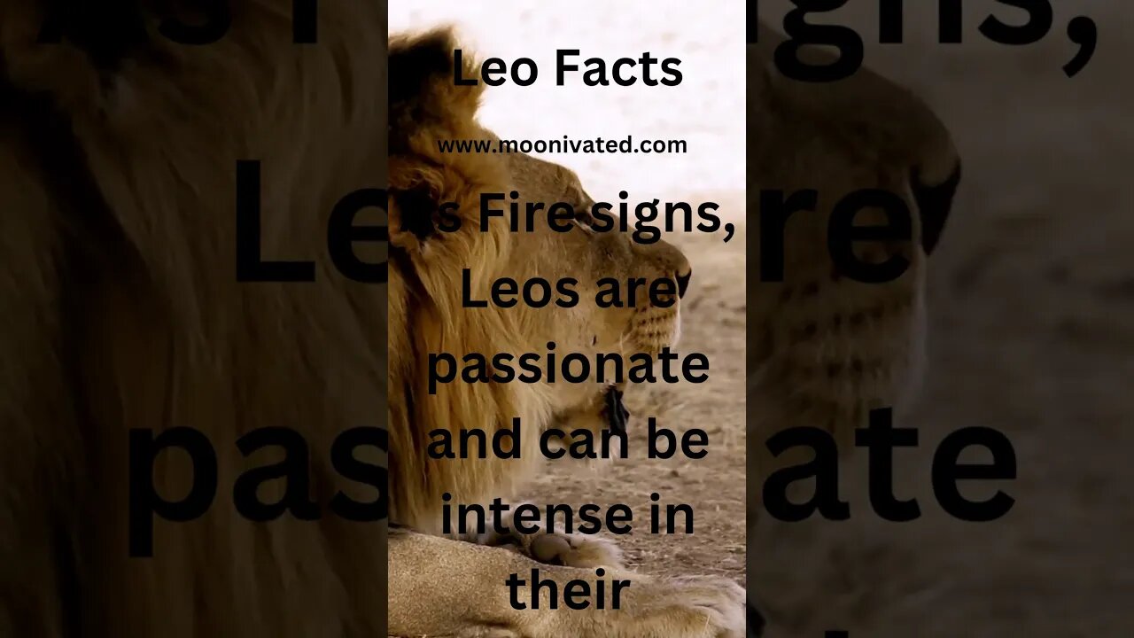 [Astrological Fact] Leo Facts