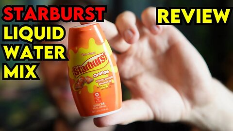 Starburst ORANGE Liquid Water Enhancer Review