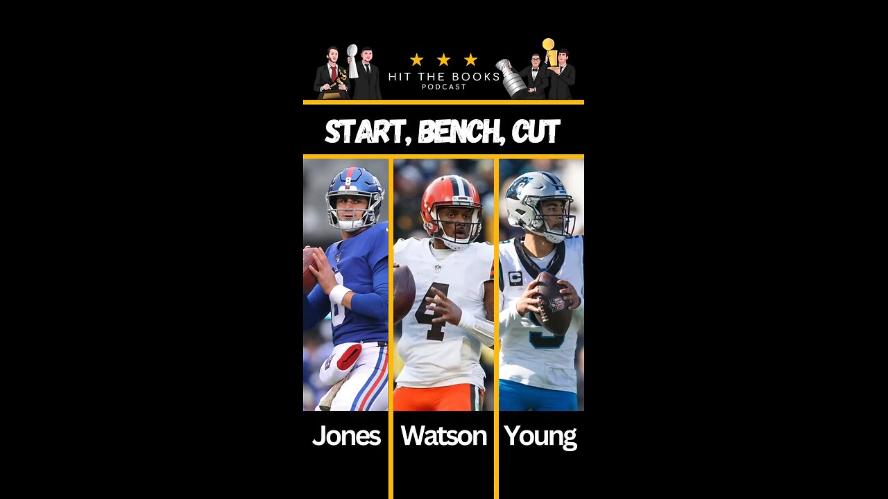 Start 1, Bench 1, Cut 1. Who do you got?🏈🤣