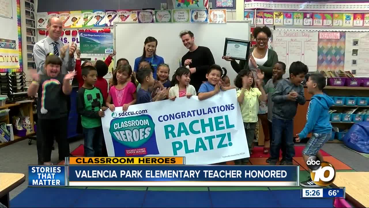 SDCCU Classroom Hero: Rachel Platz