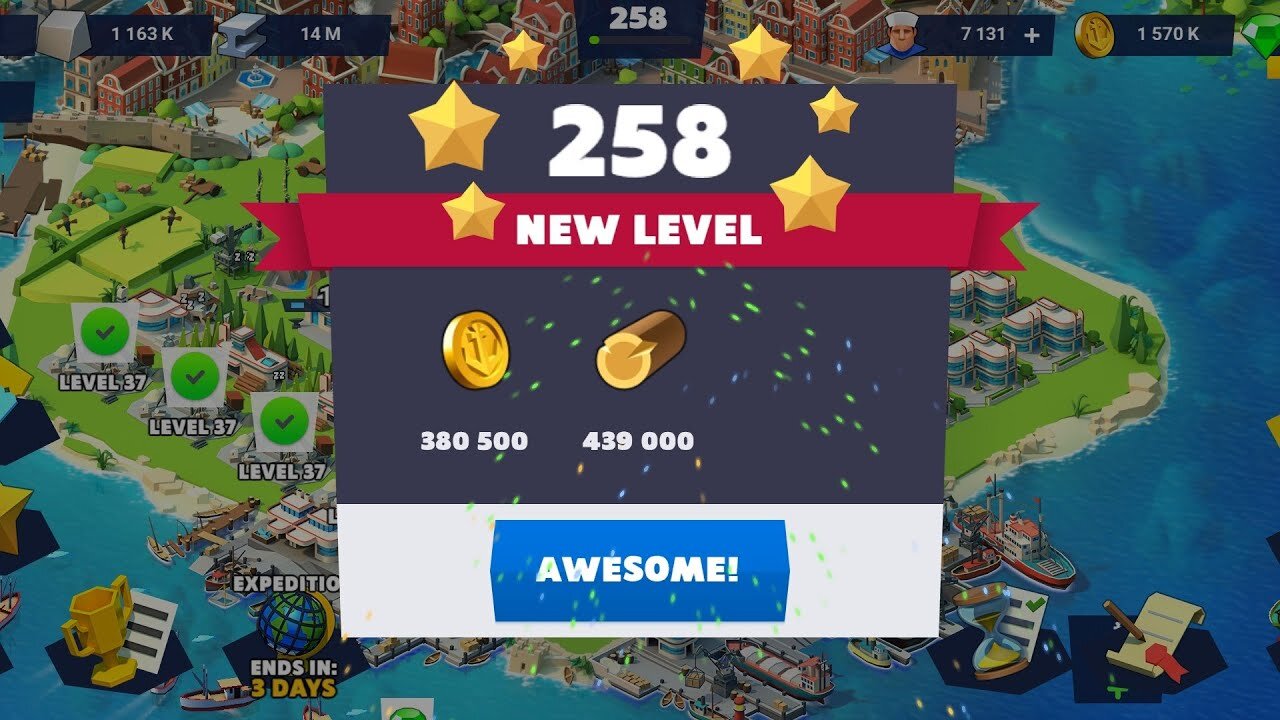 Seaport Level 257 gameplay