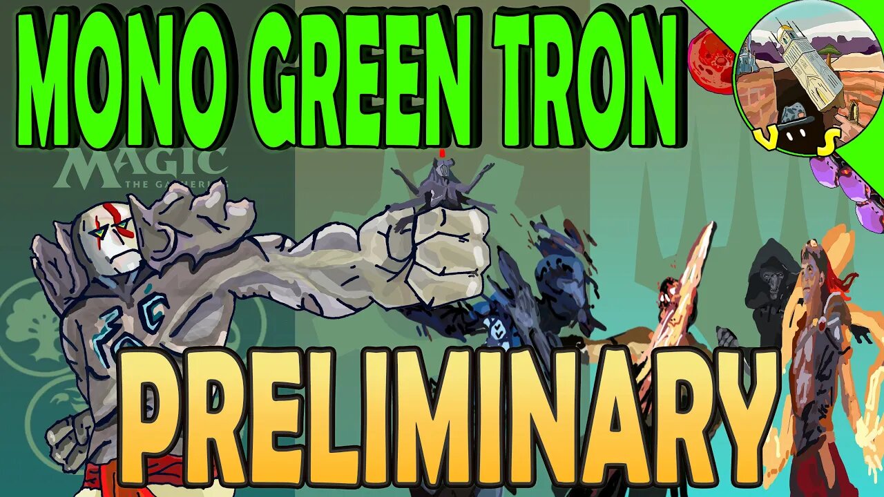 Mono Green Tron ｜Magic The Gathering Online Modern Preliminary｜I Finally Get To Test Wandering Archaic VS Rhino Cascade!