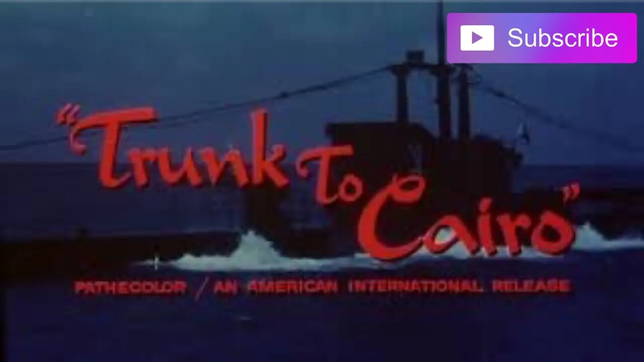 TRUNK TO CAIRO (1965) Trailer [#trunktocairo #trunktocairotrailer]