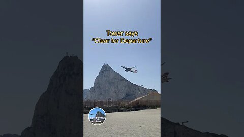 British Airways Departure from The Rock of Gibraltar