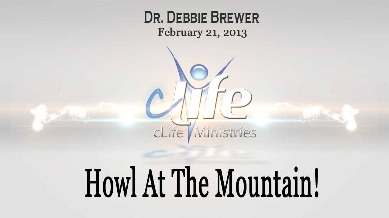 "Howl At The Mountain!" Debbie Brewer February 21, 2013