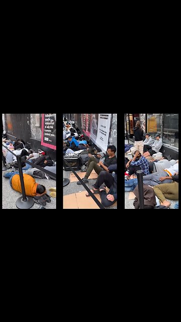 NYC Streets filled with illegals turned homeless...