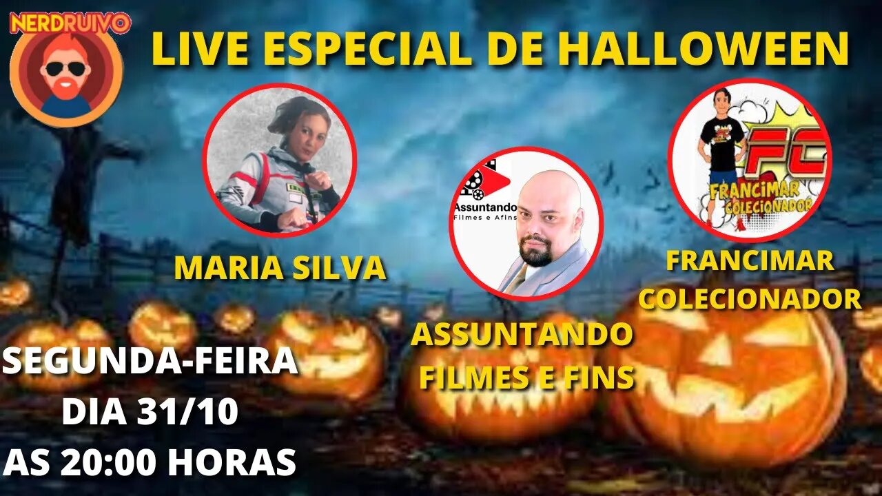 LIVE ESPECIAL DE HALLOWEEN COM CONVIDADOS