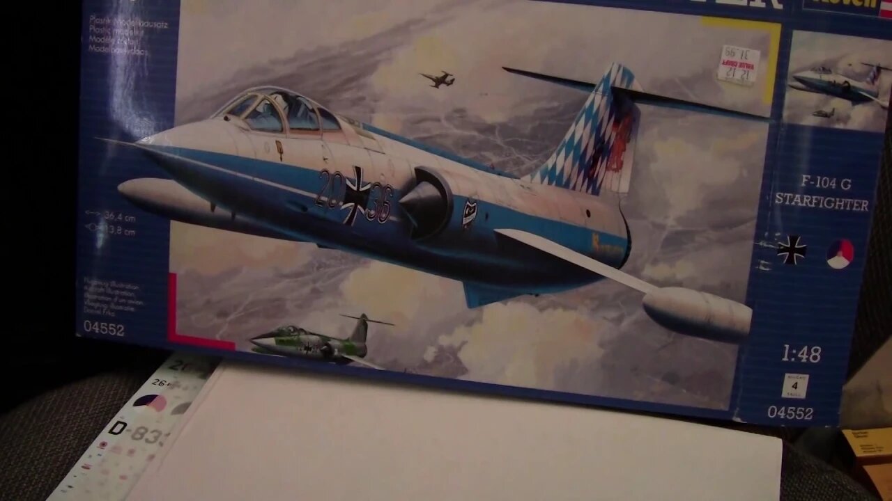 1/48 Revell Germany F-104G Starfighter Review/Preview