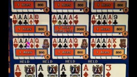 ACES X10 Video Poker