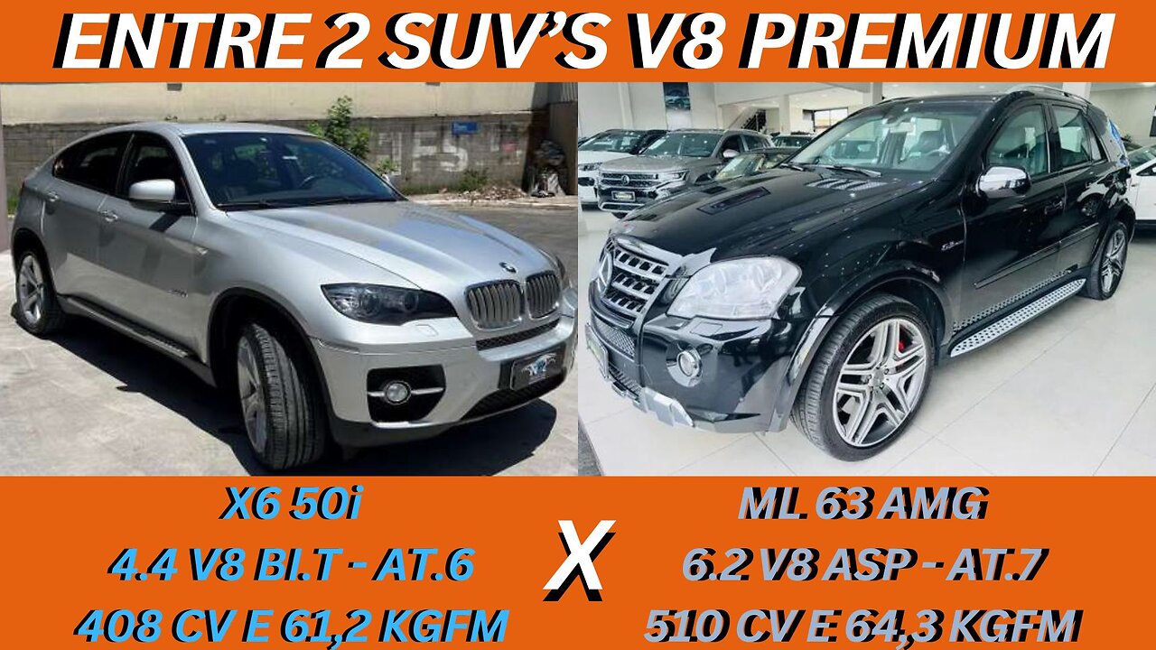 ENTRE 2 CARROS - BMW X6 50i X MERCEDES ML 63 AMG - RESTO DE RICO DOS SONHOS A 120 MIL REAIS