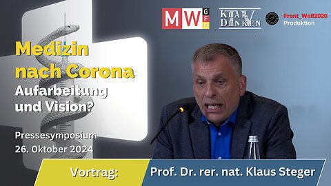 🔵⚡️Vortrag: Prof. Dr. rer. nat. Klaus Steger auf dem Pressesymposium MWGFD am 26.10.2024