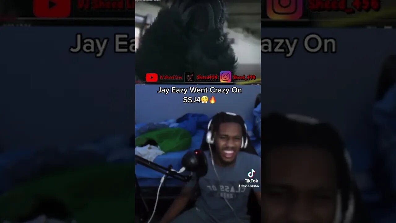 Jay Eazy Went Crazy On SSJ4! #reaction #jayeazy