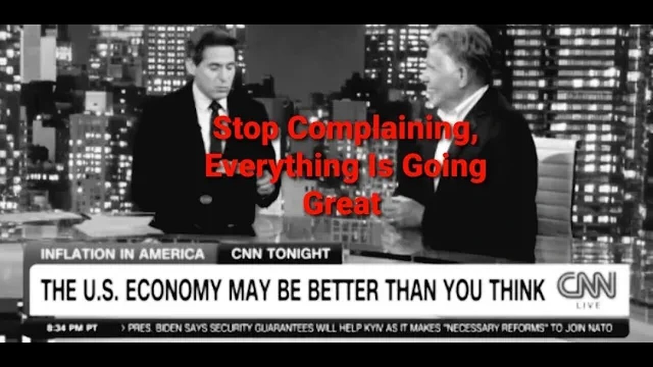 CNN & Millionaire Say The Economy Is Doing Great Under Biden, Stop Complaining Voters!