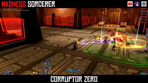 SWTOR Dread Fortress: Corruptor Zero | Level 80 Madness Sorcerer [Burst Spec]