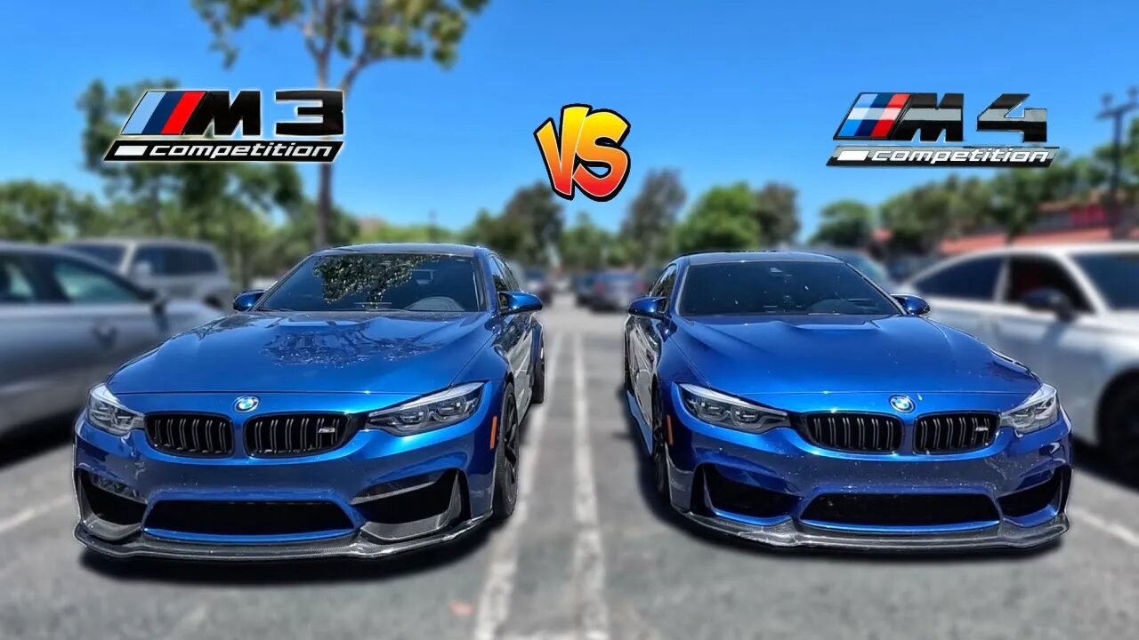 Can a Manual BMW M4 F82 Keep Up With The DCT M3 F80 ?!