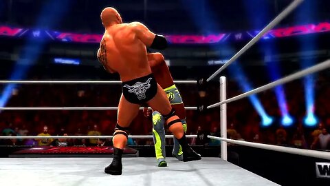 WWE 2K14 Gameplay The Rock vs Kofi Kingston